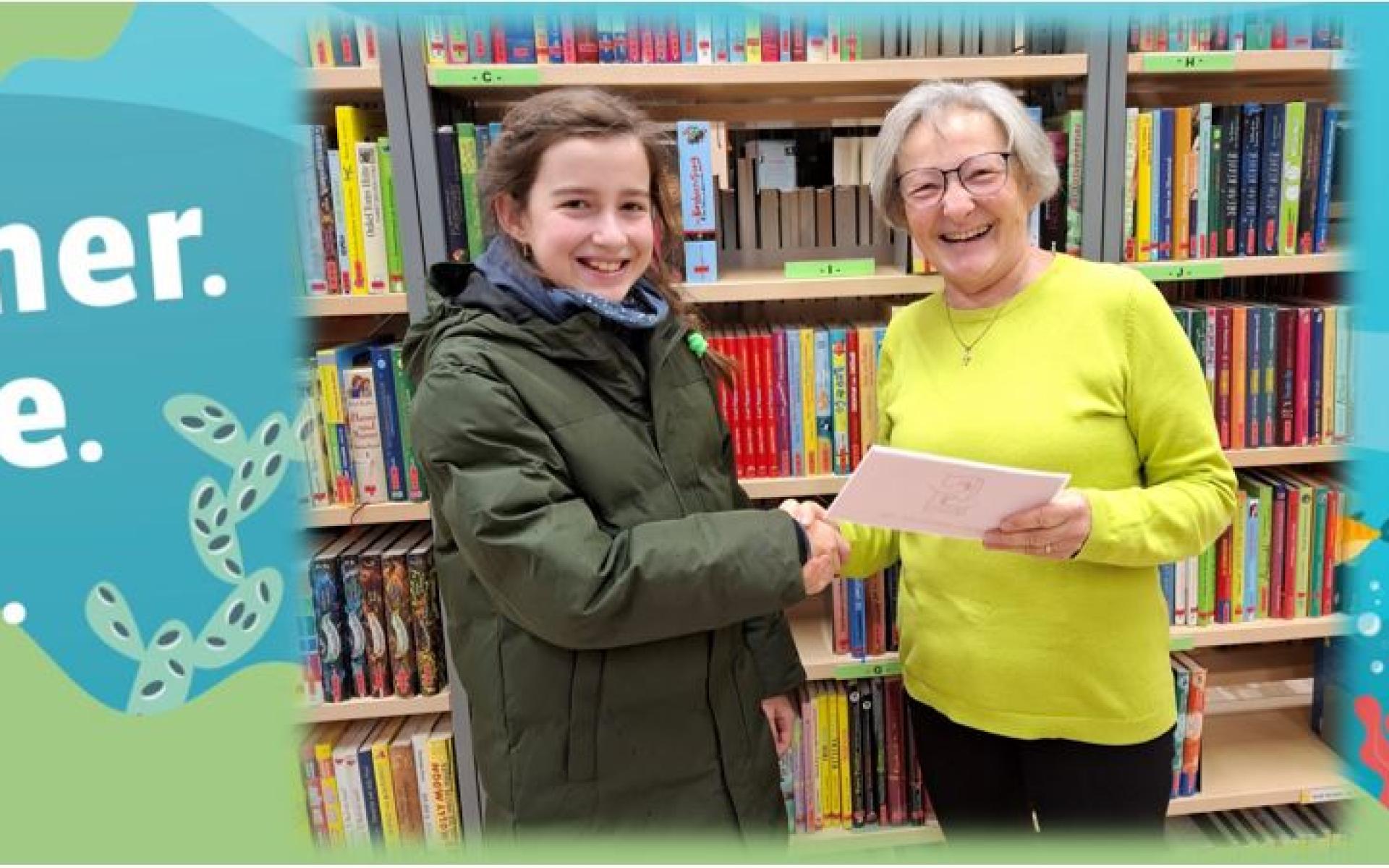 Gewinnübergabe Sommerlesen