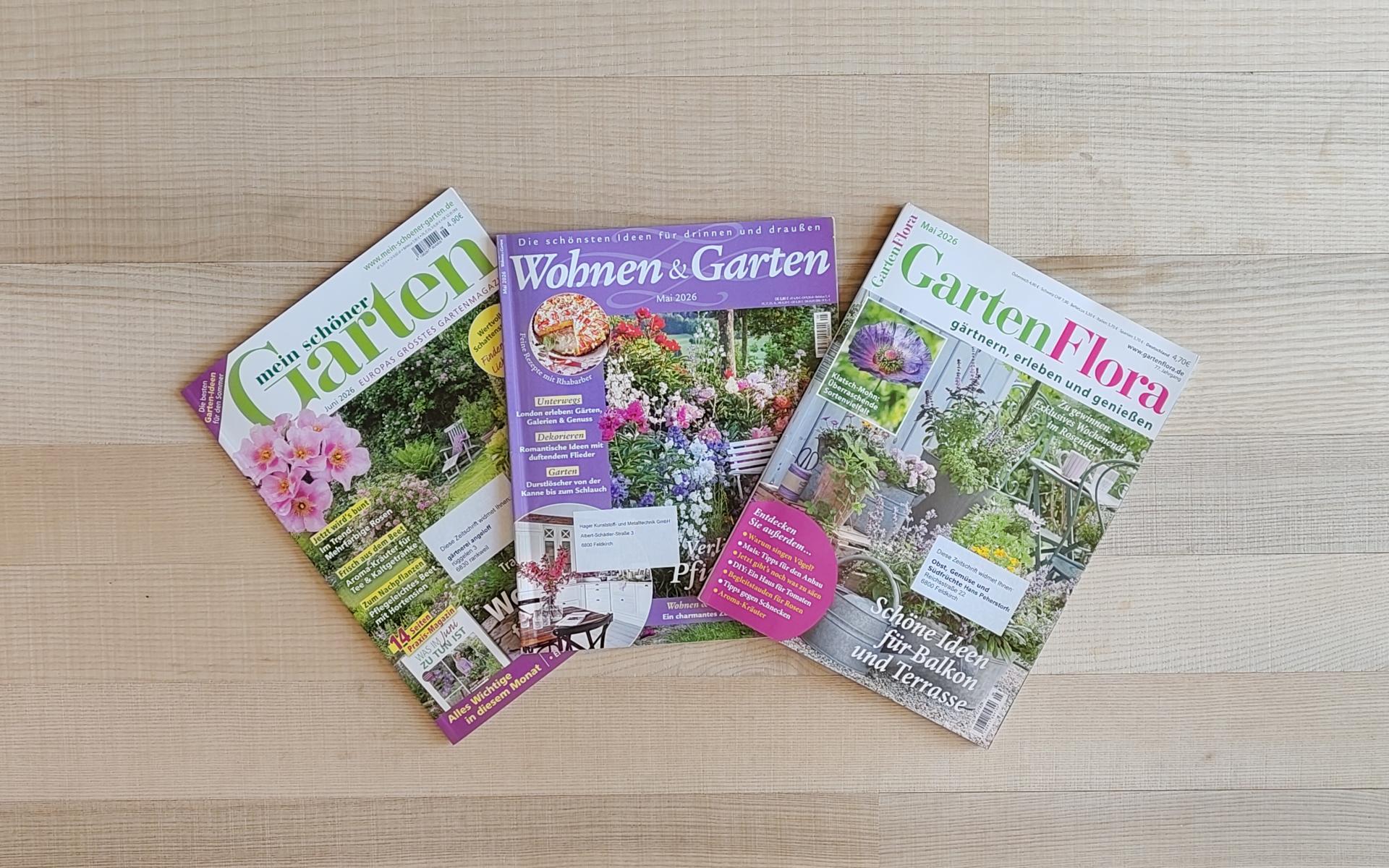 Gartenzeitschriften