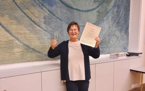 Neue Bibliothekarin Gertraud